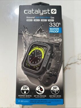 Catalyst Protective Waterproof Case for Apple Watch 44mm — Black